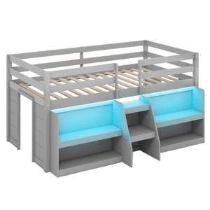 Giantex Low Loft Bed