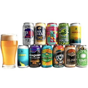 GiveThemBeer Non Alcoholic Craft Beer Tasting Box