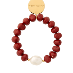 Glambou Beach Stone Flex Bracelet Coral Armb&auml;nder