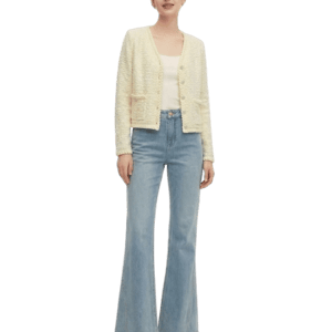 GOELIA V-Neck Women Cardigan