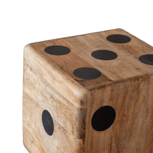 Graham and Green Black Resin Dice Stool