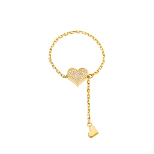 Guzema Fine Jewelry Heart Transformer Ring