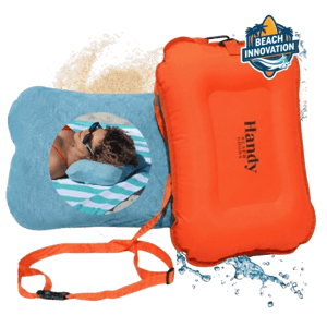 Handy Beach Goods 3-in-1 Inflatable Beach Pillow