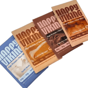 Happy Viking High-Protein + Fiber Meal Travel Packets