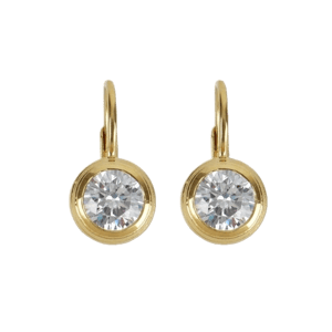 HART Jewelry Bezel Drop Earrings