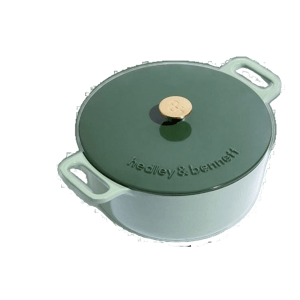 Hedley & Bennett Shiso Green Enameled Cast Iron Dutch Oven