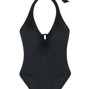Plunge Tortoise One-Piece Black