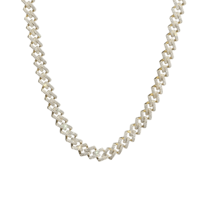 Helloice Women's Iced 14mm Miami Cuban Chain