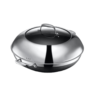 HexClad 14" Hybrid Wok with Lid