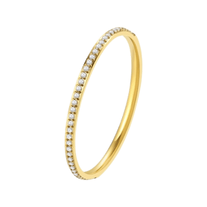 Hey Happiness Slim Gemstone Band Ring Gold