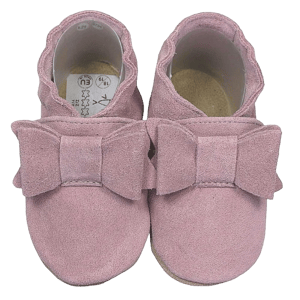 HOBEA Kinderschuhe Schleife altrosa