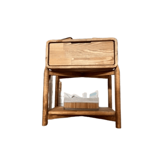 Hofina Modern Oval Nightstand with Legs - Cape Town