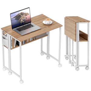 HomCom 31.5" Foldable Computer Desk