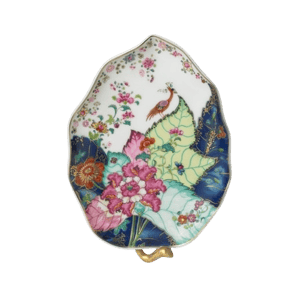 Hunt & Bloom Mottahedeh Tobacco Leaf Candy Dish