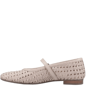 Hush Puppies Cream Delaney Woven Mary Jane