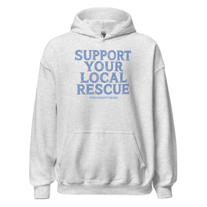 I'd Rather Be With My Dog Local Rescue Uni Hoodie