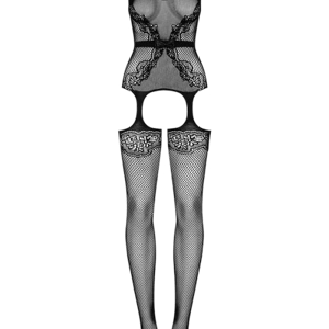 Intimo Ажурный бодистокинг с бантиком Obsessive 101418