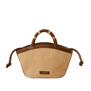J. LOWERY Raffia Mini Tote
