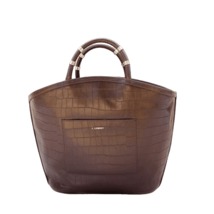 J. LOWERY Croc Leather Tote