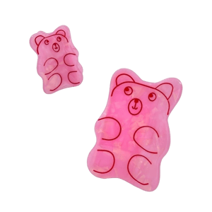Jenny Lemons Gummy Bears Mini Me Hair Claw Set