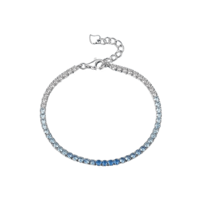 Jeulia Blue Gradient Tennis Bracelet
