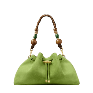 Jimmy Choo Cinch Medium Clover Suede Shoulder Bag