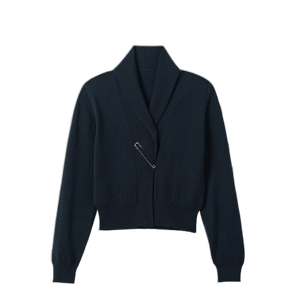 Johnstons of Elgin Crathie Bottle Green Cashmere Cardigan