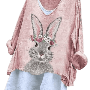 JustFashionNow Easter Rabbit Long Sleeve Top
