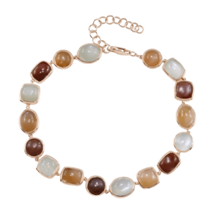 KM by Juwelo Mondstein-Silberarmband