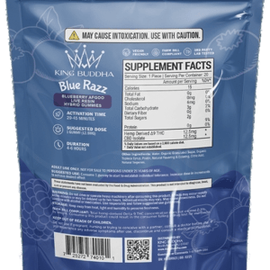 King Buddha Blue Razz Gummies