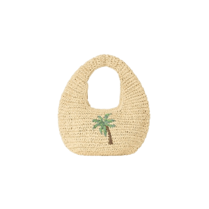 Kulani Kinis Straw Mini Bag Palm Breeze