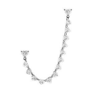 LANA Jewelry Floating Diamond Stud