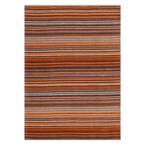 Land of Rugs Carter Rug Rust Stripe