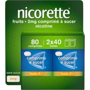 Nicorette 2 mg Fruits Comprim&eacute;s x 80