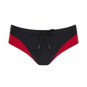 Lets Swim Black LET'S SWIM Logo Trunks