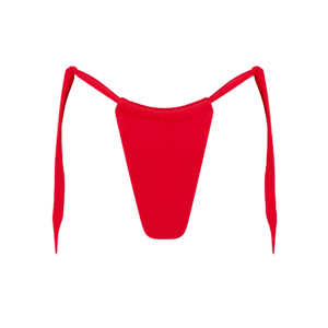 Lets Swim Red Tie Side Bikini Bottom