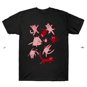 TeePublic levitating kitties T-Shirt
