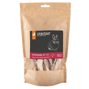 Liebesgut Tiernahrung Kaninchen Ohr Snack