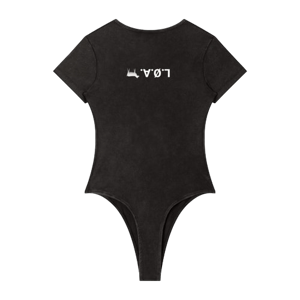 Life of a Goat Women's Mineral Wash Crewneck Bodysuit