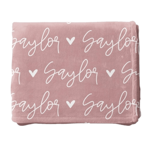 Lofaris Personalized Name Fleece Blanket
