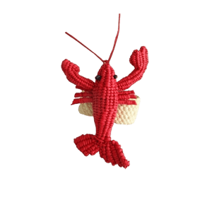 Macondo Forever Lobster Handwoven Iraca Napkin Ring