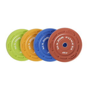 Major Fitness Color Grip Low Bounce Bumper Plates