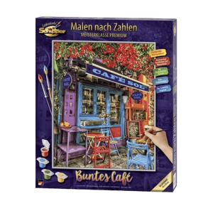 Malen nach Zahlen Colourful Caf&eacute;