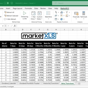 MarketXLS