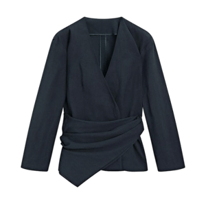 Massimo Dutti Kimono ligero detalle faj&iacute;n