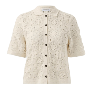 Matalan Cream Crochet Knitted Top