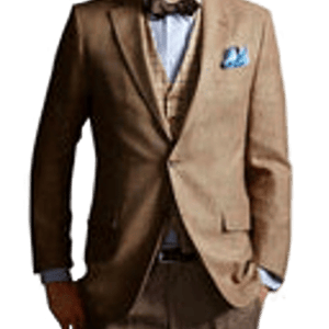 Mens Tuxedo USA Mens Vested Great Gatsby Leonardo Dicaprio Suit in Taupe