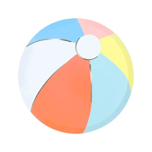 Meri Meri Beach Ball Side Plates