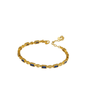 MIONZA Baguette Sapphire Tennis Bracelet