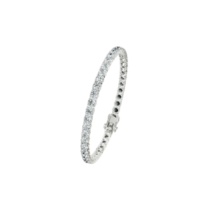 MIRAKI JEWELS Round Tennis Bracelet